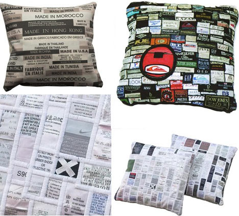 recycled-mattress-tag-pillow-art
