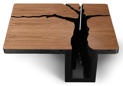 Simply Elegant Extruded Tree Coffee Table Design Designs