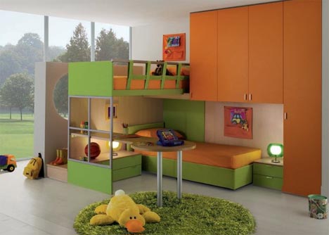 Interactive Interiors Convertible Kids Bedroom Furniture