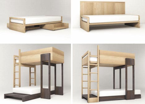 modular bunk beds