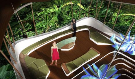 futuristic interior design idea
