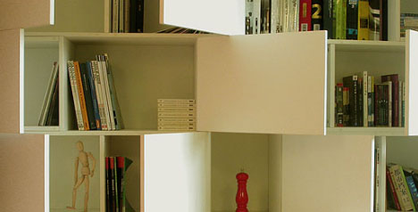 How can you build your own bookcase wall?