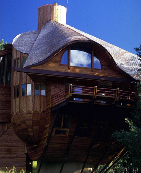 Robert Harvey Oshatz snow clam house in mt crested butte colorado 3