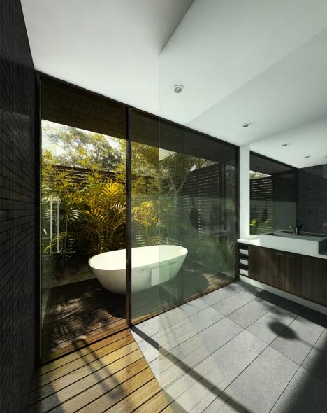 bathroom futuristic design ideas