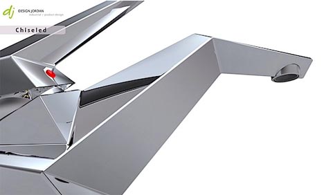 futuristic luxury faucet design