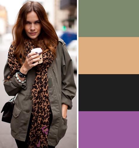 street fashion color palette