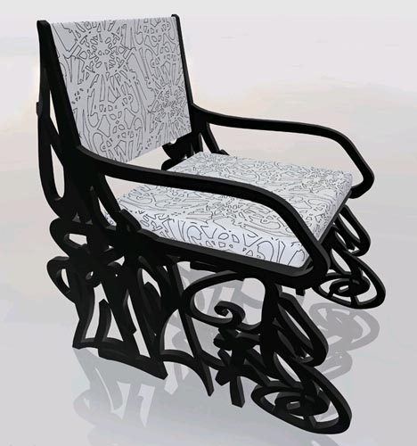 Graffurniture Graffiti Inspired Chair Table Mirror Ideas Designs Ideas On Dornob