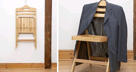 wooden folding chair idea