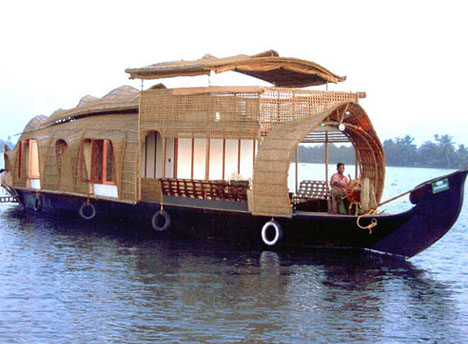 converted barege houseboat