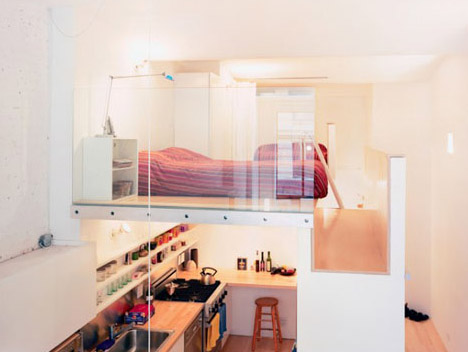 Loft Bed Turns Single Floor Studio To, Bunk Beds For Studio Apartments