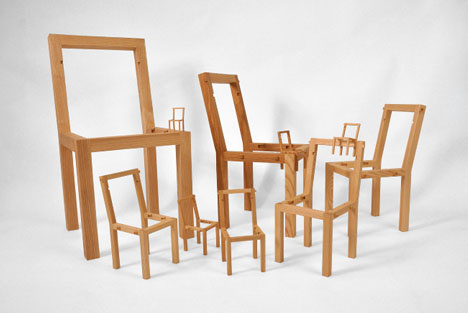 Inception Chair Wonderful 10 In 1 Wooden Nesting Chairs Designs Ideas On Dornob
