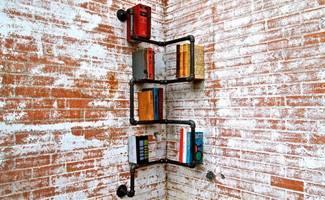Iron Pipe Shelving Systems For Urban, Loft Shelving Systems