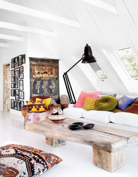 swedish townhouse living area