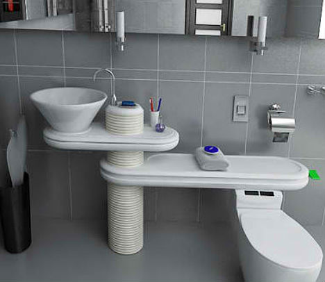 Water Saving All In One Integrated Toilets Of The Future