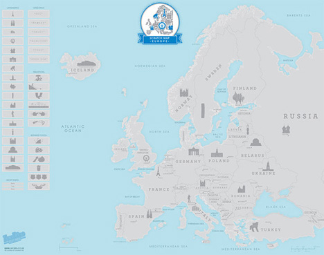 european travel map