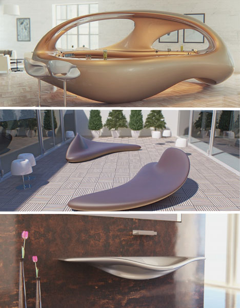 Curvilinear Modern Furniture