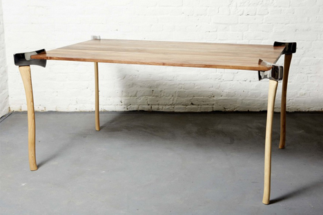 ax wood table