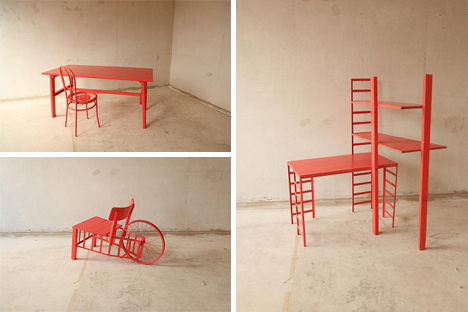 collectables furniture from trash