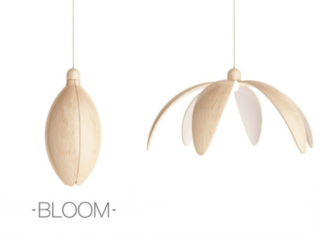 Bloom: Lamp Opens Like a Flower to 