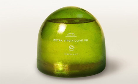 natural olive oil container