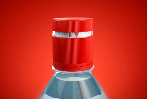 vittel refresh water bottle cap