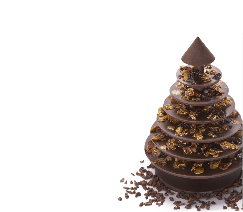 Chef Alain Ducasse's chocolate tree