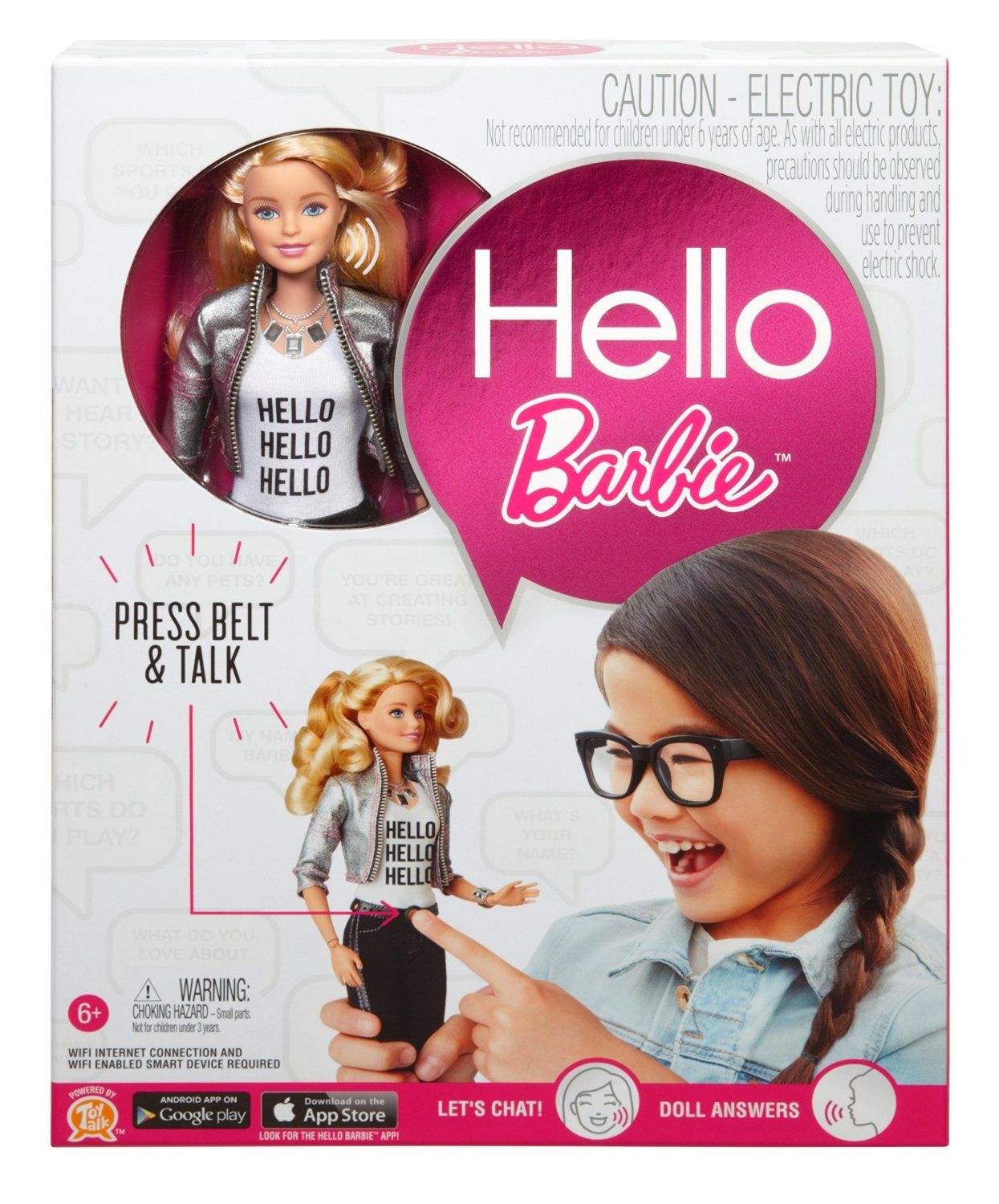 hello Barbie: the talking Wi-Fi Barbie