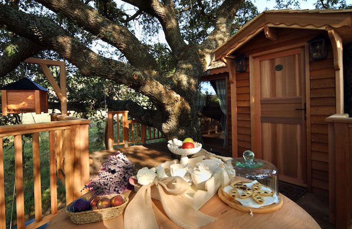 treehouse outdoor dining area