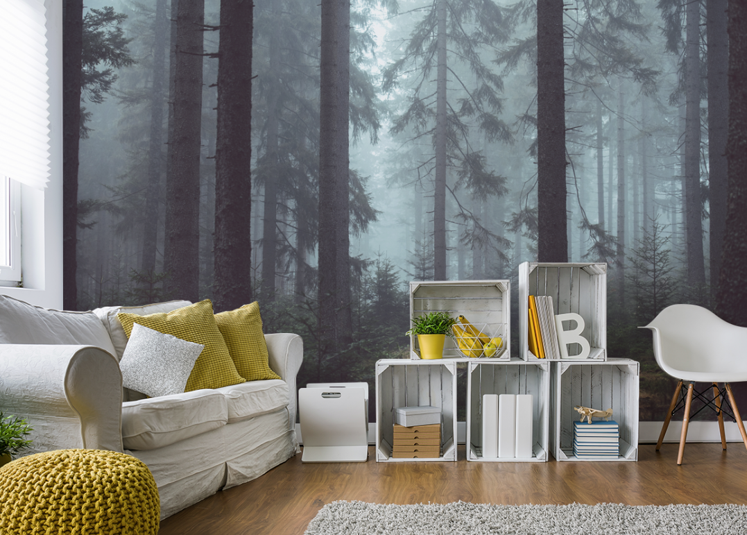 forest easywallz living room
