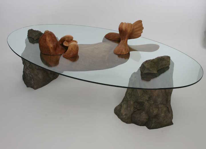 submerged animal tables