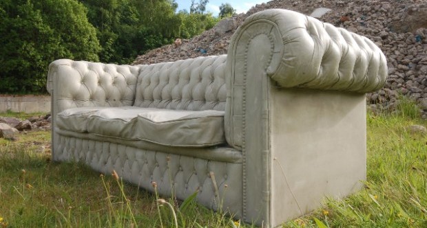 concrete sofa