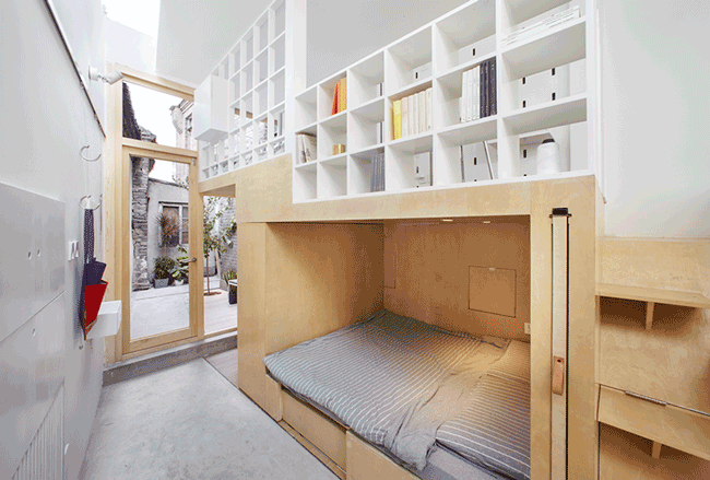 folding bed and desk