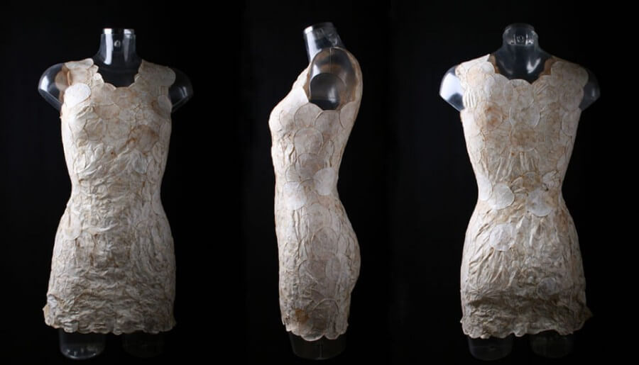 fungal textile dresses
