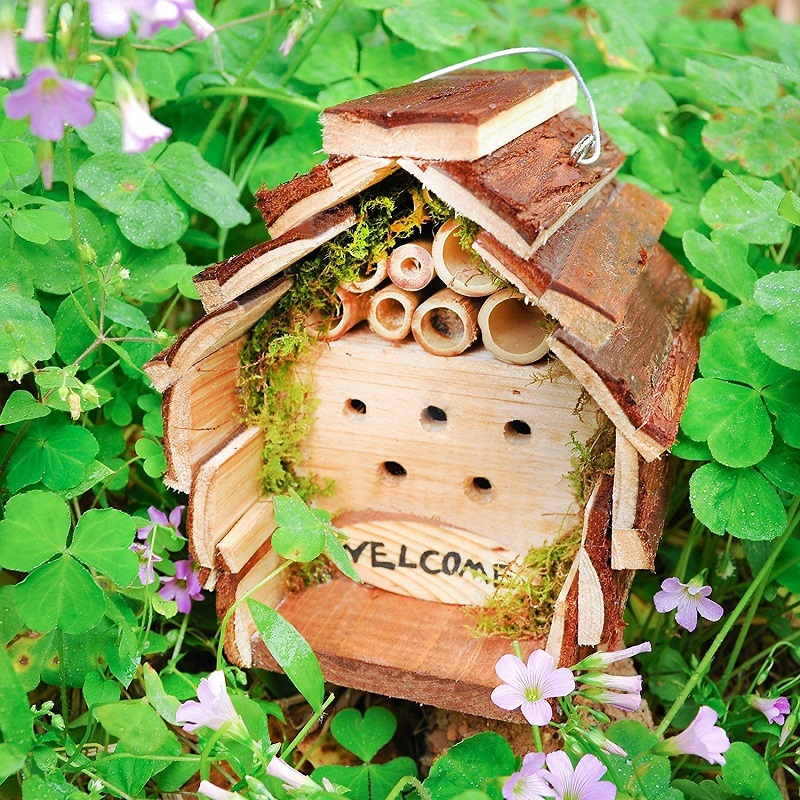 Wooden Ladybug Nesting Home