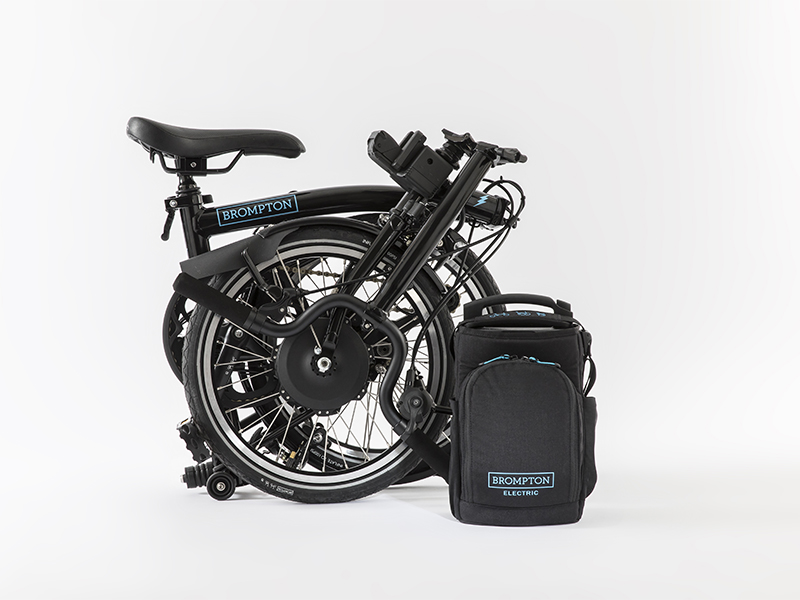 Brompton Electric - Folded Up