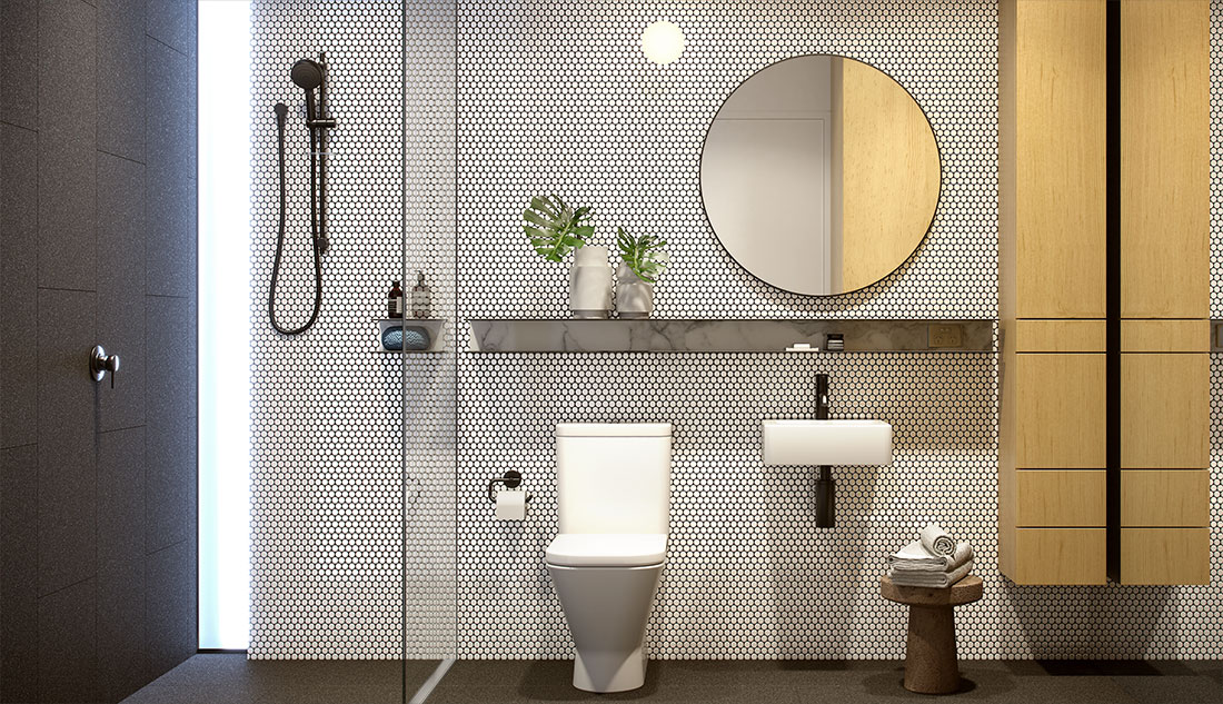 Cirqua Apartments - Bathroom