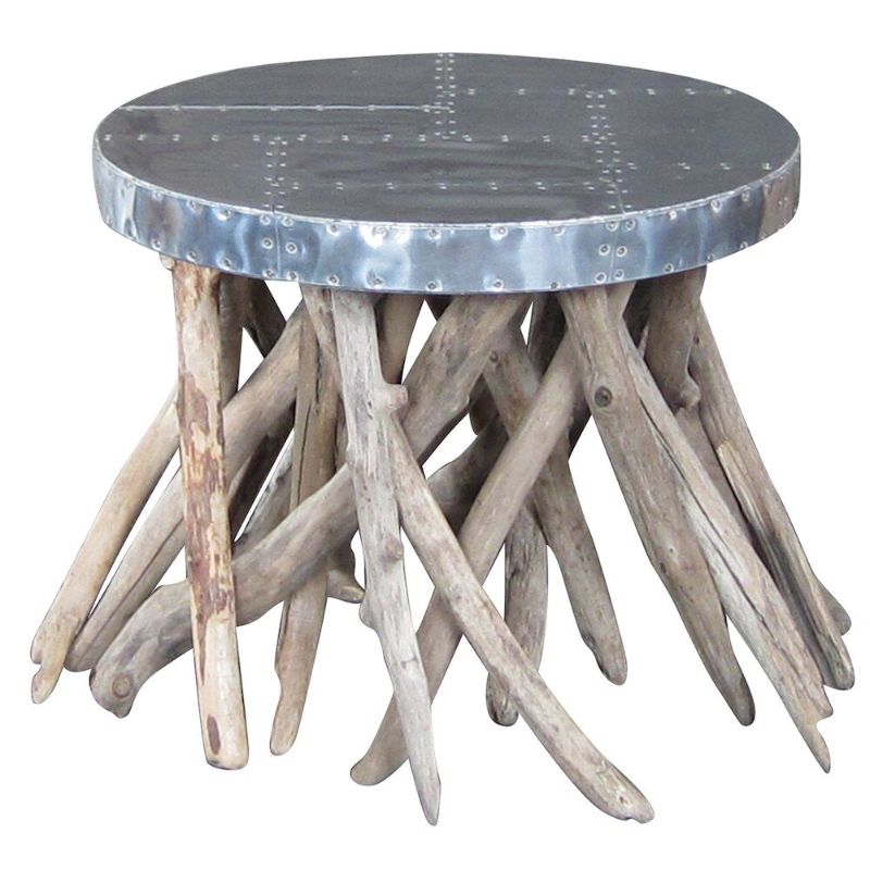 Driftwood Stool by Bleu Nature