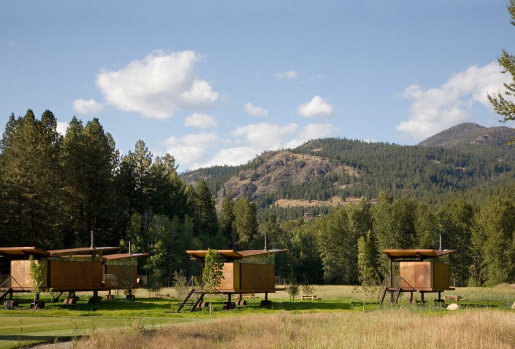 Rolling Huts by Olson Kundig modern camping