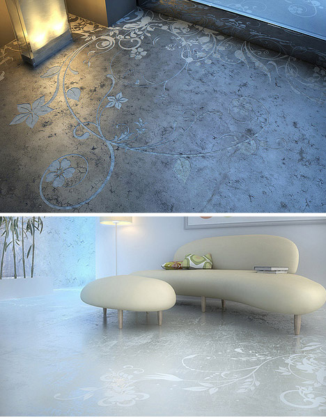 Creative Concrete Floor Patterns and Prints | Designs & Ideas on Dornob