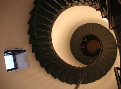 Classic simple spiral stairs
