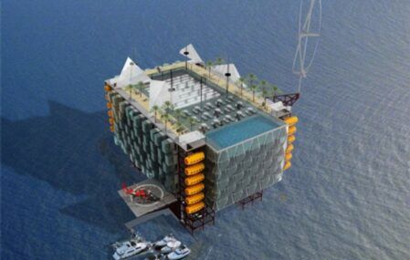 Morris Architects oil rigs hotel