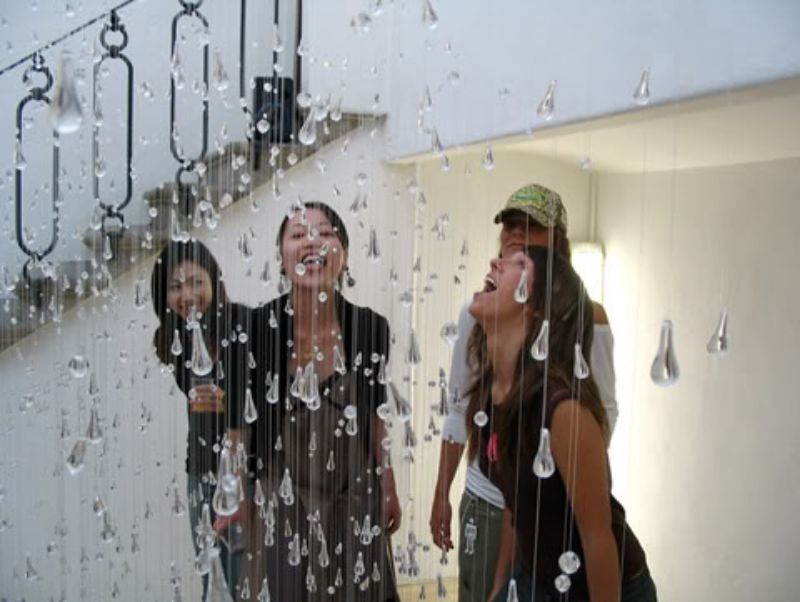 raindrop installation gallery view