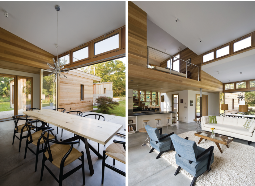 Sustainable house interior