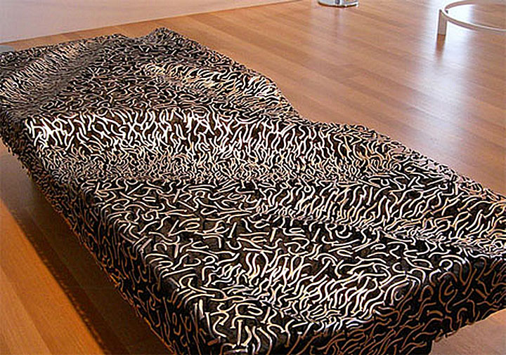 Artsy Bench Made of Recycled Nails | Designs & Ideas on Dornob