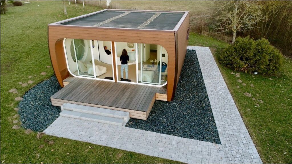 Colani Rotor prefab house from above