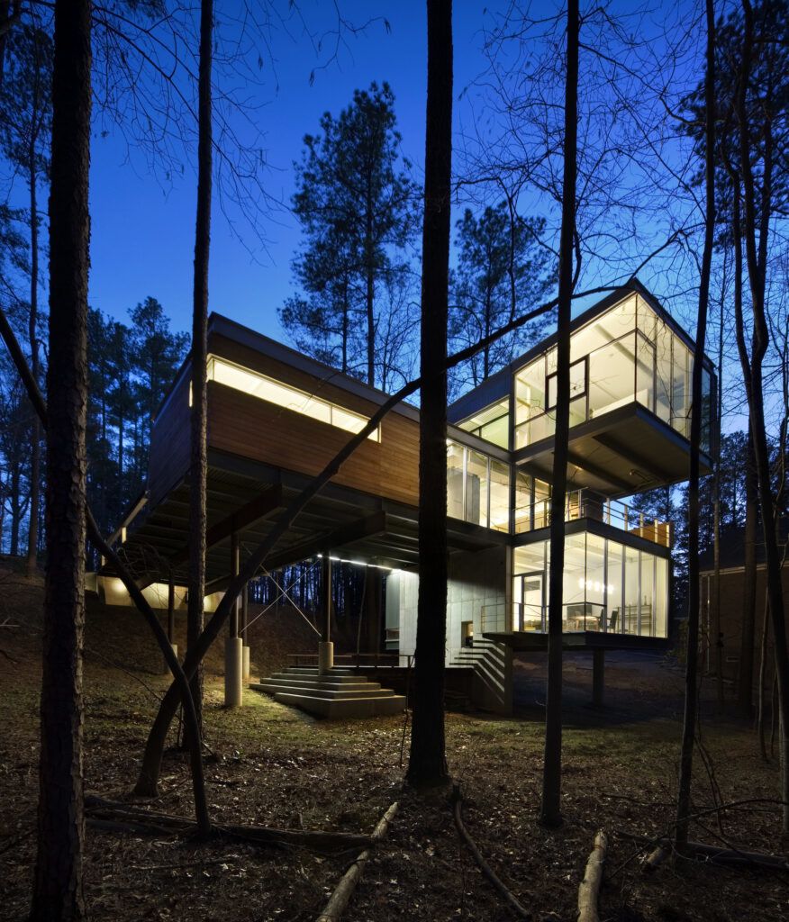 Forest Home Rantilla residence NC modernist
