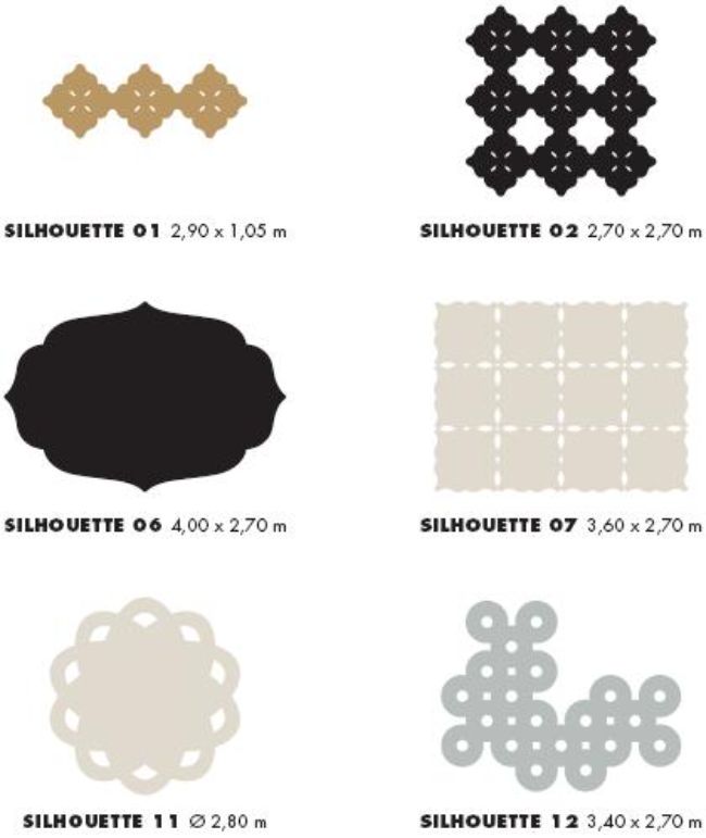 Object Carpet Edition Silhouette designs