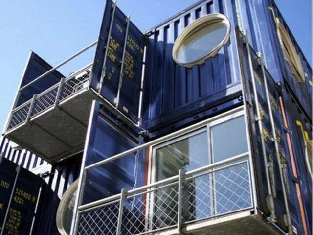 cargo container housing project