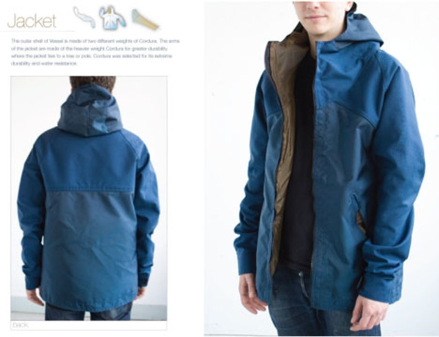 reversible jacket design