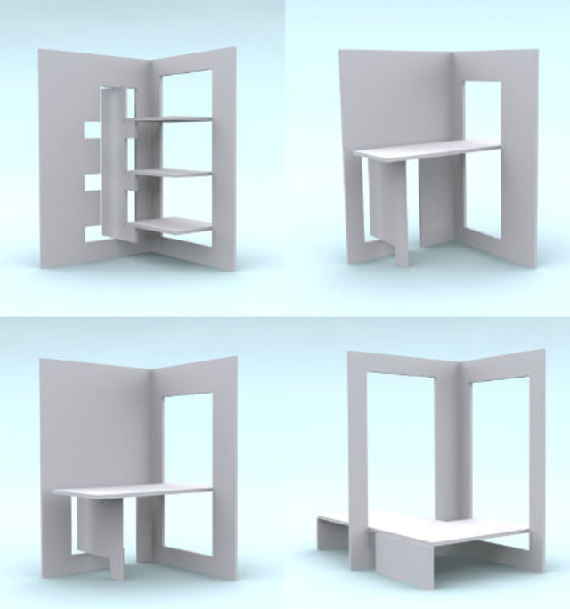 Fold out room design